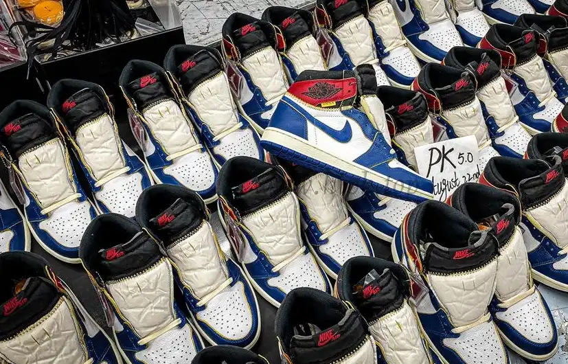 PK 5.0 Jordan 1 Retro High Union Los Angeles Blue Toe RETAIL MATERIALS READY TO SHIP