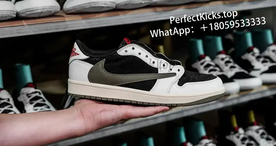 PK 4.0 Jordan 1 Retro Low OG SP Travis Scott 4.0 Olive RETAIL MATERIALS READY TO SHIP