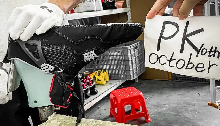 PK GOD Jordan 4 Retro Bred RETAIL MATERIALS READY TO SHIP