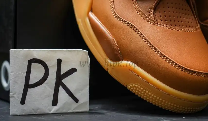 PK GOD Jordan 4 Retro Ginger Wheat RETAIL MATERIALS READY TO SHIP