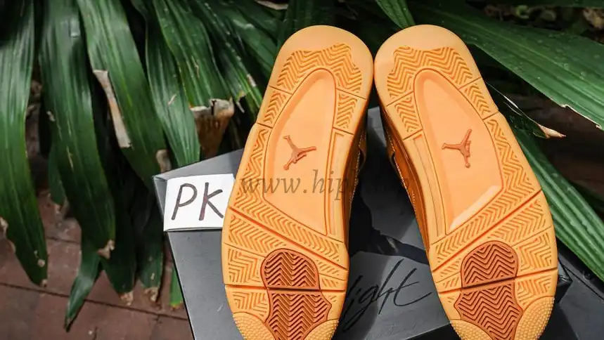 PK GOD Jordan 4 Retro Ginger Wheat RETAIL MATERIALS READY TO SHIP