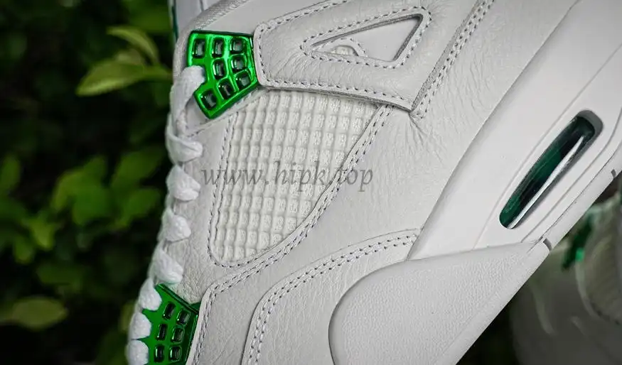 PK GOD Jordan 4 Retro Metallic Green RETAIL MATERIALS READY TO SHIP