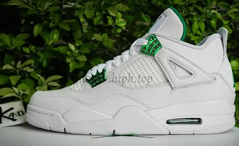 PK GOD Jordan 4 Retro Metallic Green RETAIL MATERIALS READY TO SHIP