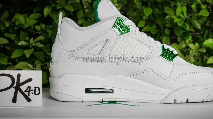 PK GOD Jordan 4 Retro Metallic Green RETAIL MATERIALS READY TO SHIP