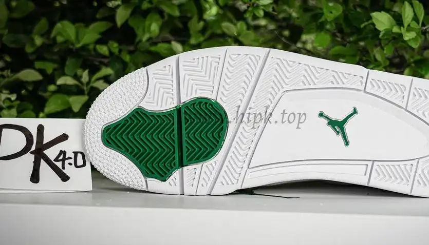 PK GOD Jordan 4 Retro Metallic Green RETAIL MATERIALS READY TO SHIP