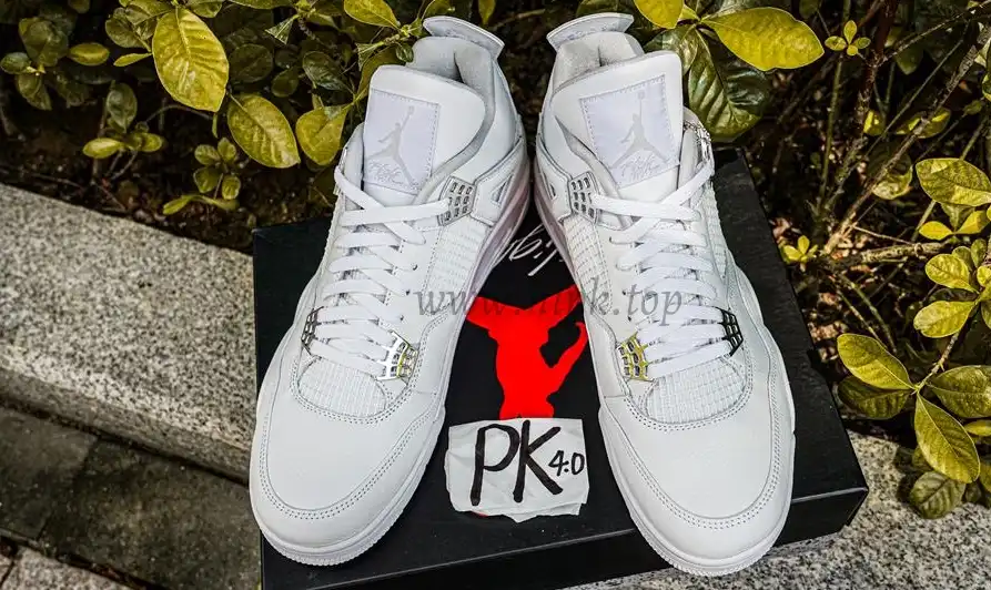 PK GOD Jordan 4 Retro Pure Money RETAIL MATERIALS READY TO SHIP