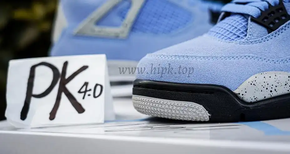 PK GOD Jordan 4 Retro University Blue RETAIL MATERIALS READY TO SHIP