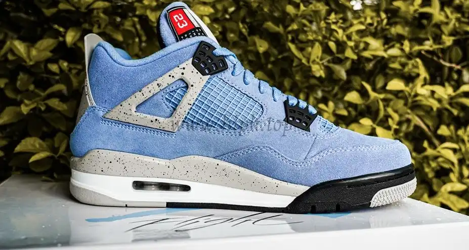 PK GOD Jordan 4 Retro University Blue RETAIL MATERIALS READY TO SHIP