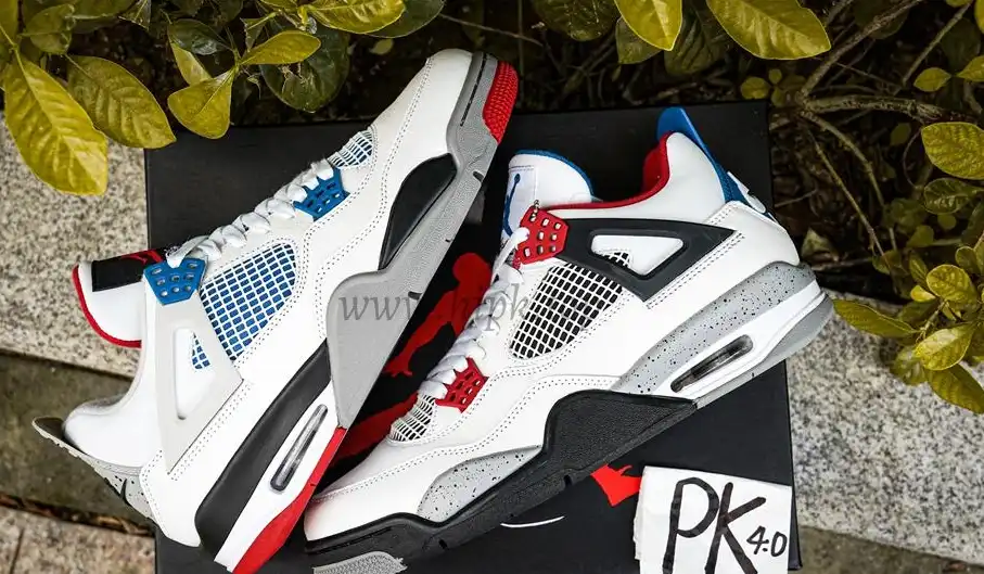 PK GOD Jordan 4 Retro What The RETAIL MATERIALS READY TO SHIP