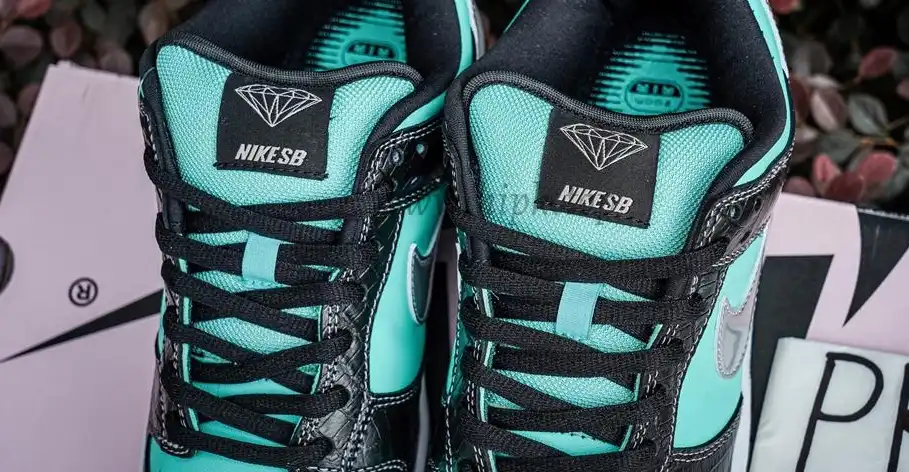 PK5.0 Nike SB Dunk Low Diamond Supply Co Aqua Blue RETAIL MATERIALS READY TO SHIP
