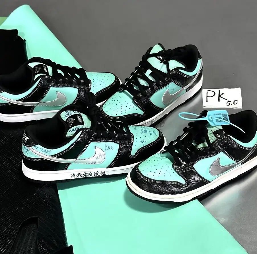 PK5.0 Nike SB Dunk Low Diamond Supply Co Aqua Blue RETAIL MATERIALS READY TO SHIP