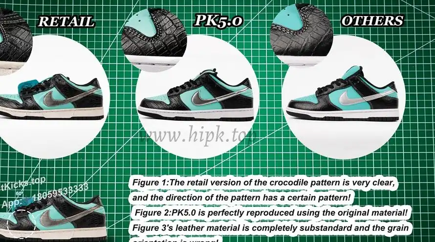 PK5.0 Nike SB Dunk Low Diamond Supply Co Aqua Blue RETAIL MATERIALS READY TO SHIP