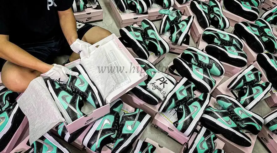 PK5.0 Nike SB Dunk Low Diamond Supply Co Aqua Blue RETAIL MATERIALS READY TO SHIP