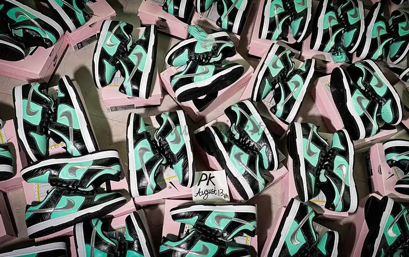 PK5.0 Nike SB Dunk Low Diamond Supply Co Aqua Blue RETAIL MATERIALS READY TO SHIP