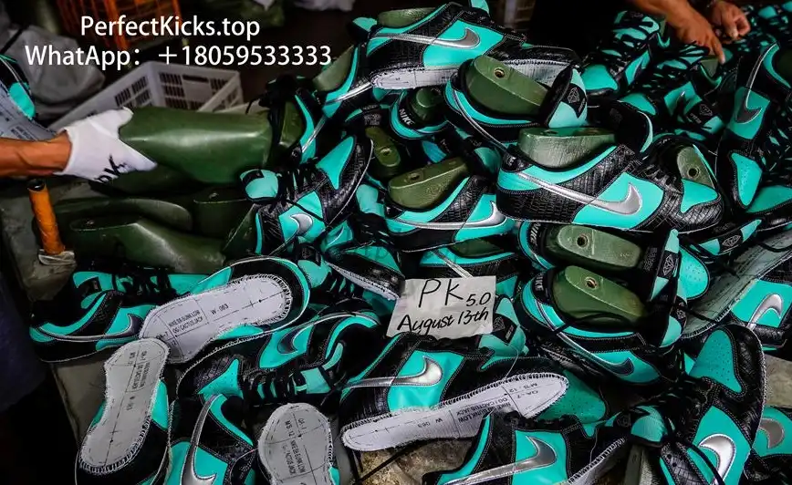 PK5.0 Nike SB Dunk Low Diamond Supply Co Aqua Blue RETAIL MATERIALS READY TO SHIP