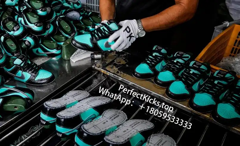 PK5.0 Nike SB Dunk Low Diamond Supply Co Aqua Blue RETAIL MATERIALS READY TO SHIP