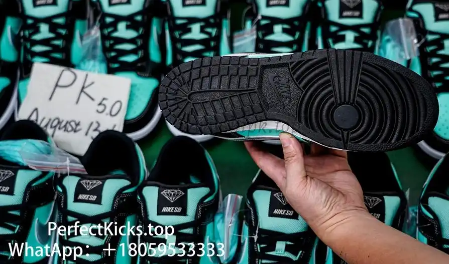 PK5.0 Nike SB Dunk Low Diamond Supply Co Aqua Blue RETAIL MATERIALS READY TO SHIP
