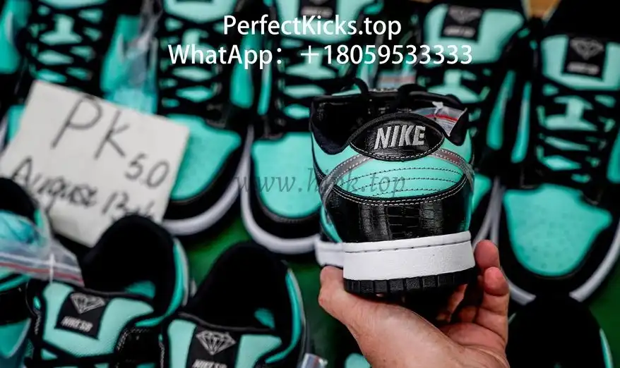 PK5.0 Nike SB Dunk Low Diamond Supply Co Aqua Blue RETAIL MATERIALS READY TO SHIP