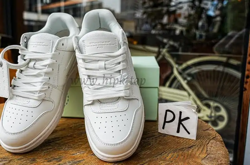 PK GOD OFF-WHITE Out Of Office Low White RETAIL MATERIALS READY TO SHIP