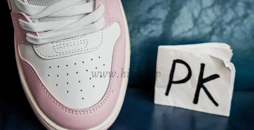 PK GOD OFF-WHITE Out Of Office OOO Low Tops Pink RETAIL MATERIALS READY TO SHIP