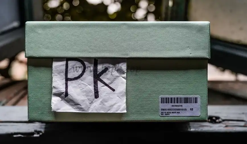 PK GOD OFF-WHITE Out Of Office White Red RETAIL MATERIALS READY TO SHIP