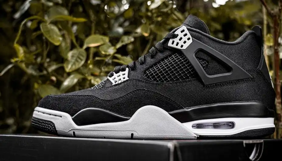 PK GOD Jordan 4 Retro SE Black Canvas RETAIL MATERIALS READY TO SHIP