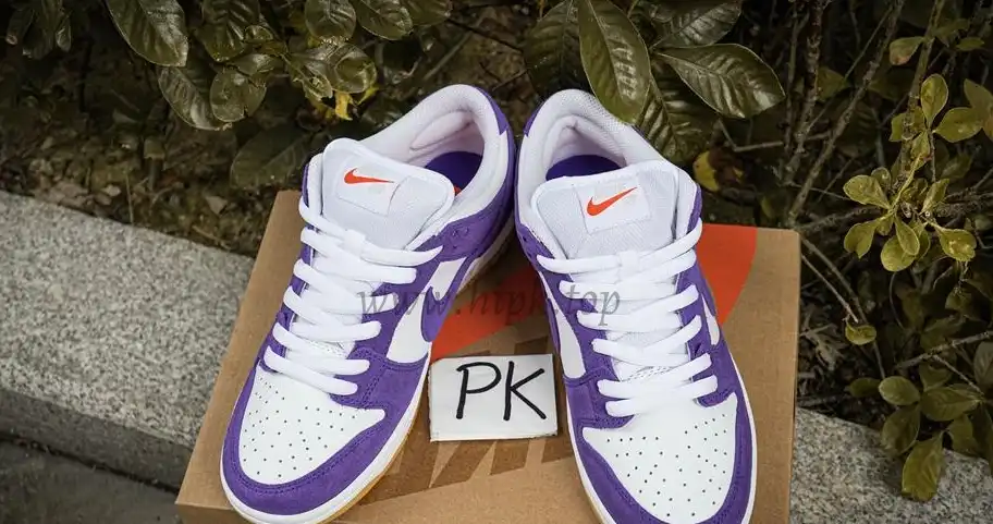 PK GOD Nike Dunk Low Pro ISO Orange Label Court Purple RETAIL MATERIALS READY TO SHIP