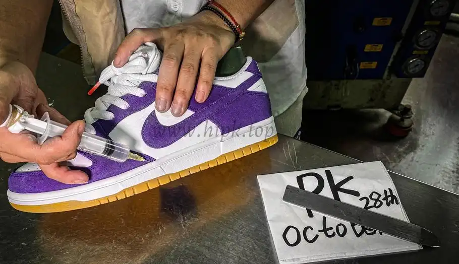 PK GOD Nike Dunk Low Pro ISO Orange Label Court Purple RETAIL MATERIALS READY TO SHIP