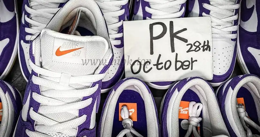 PK GOD Nike Dunk Low Pro ISO Orange Label Court Purple RETAIL MATERIALS READY TO SHIP