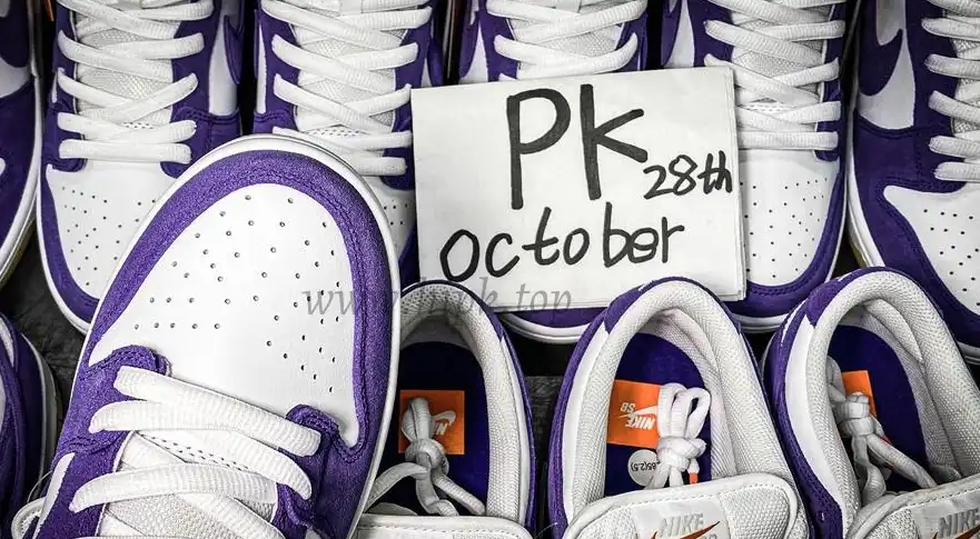 PK GOD Nike Dunk Low Pro ISO Orange Label Court Purple RETAIL MATERIALS READY TO SHIP