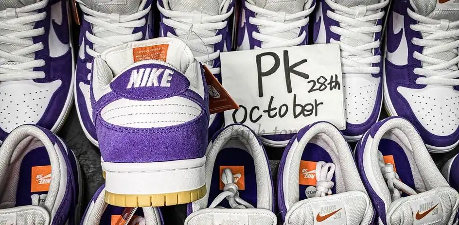 PK GOD Nike Dunk Low Pro ISO Orange Label Court Purple RETAIL MATERIALS READY TO SHIP