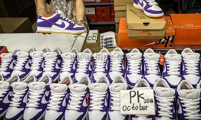 PK GOD Nike Dunk Low Pro ISO Orange Label Court Purple RETAIL MATERIALS READY TO SHIP