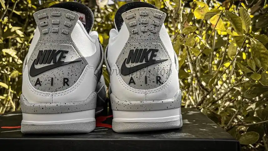 PK GOD Jordan 4 Retro White Cement RETAIL MATERIALS READY TO SHIP