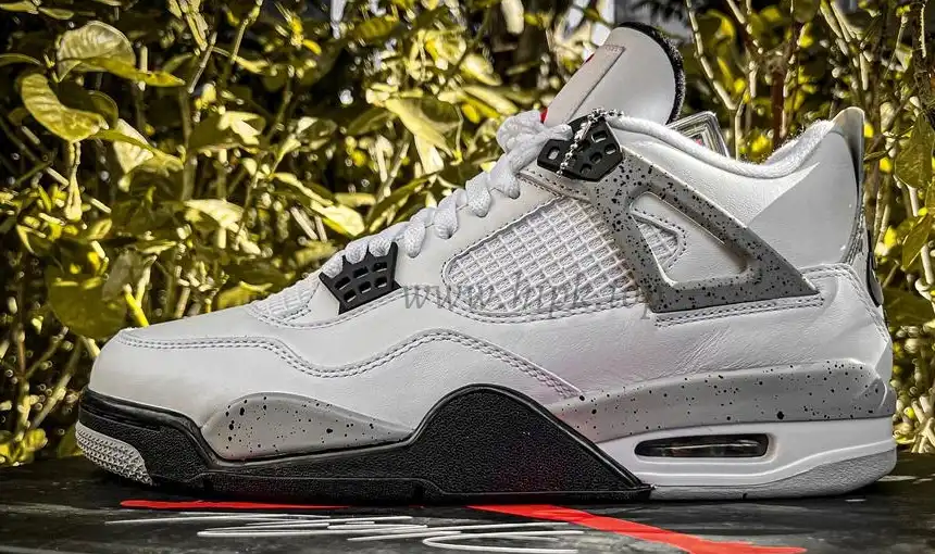 PK GOD Jordan 4 Retro White Cement RETAIL MATERIALS READY TO SHIP