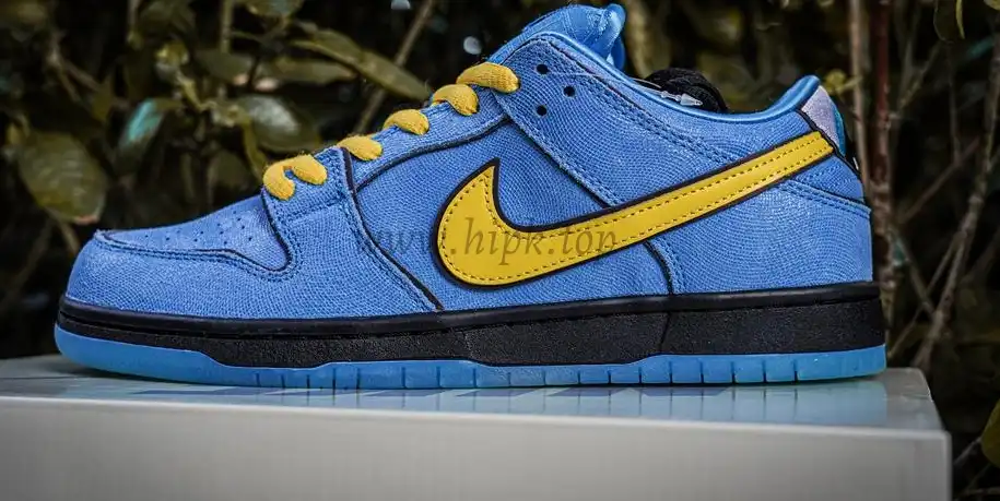 PK GOD The Powerpuff Girls x Nike Dunk SB Low Light Blue RETAIL MATERIALS READY TO SHIP