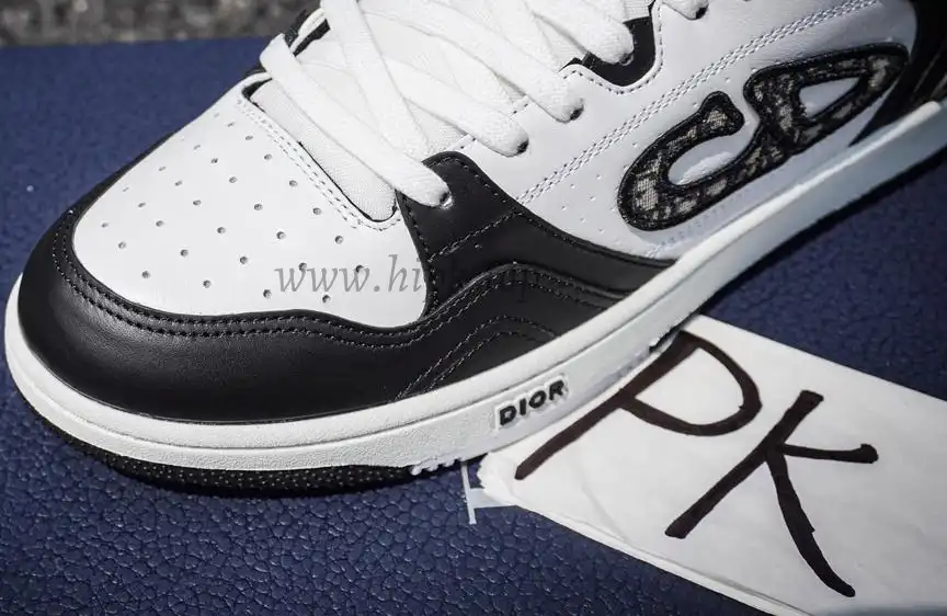 PK GOD Dior B57 MID-TOP SNEAKER Black and White RETAIL MATERIALS READY TO SHIP