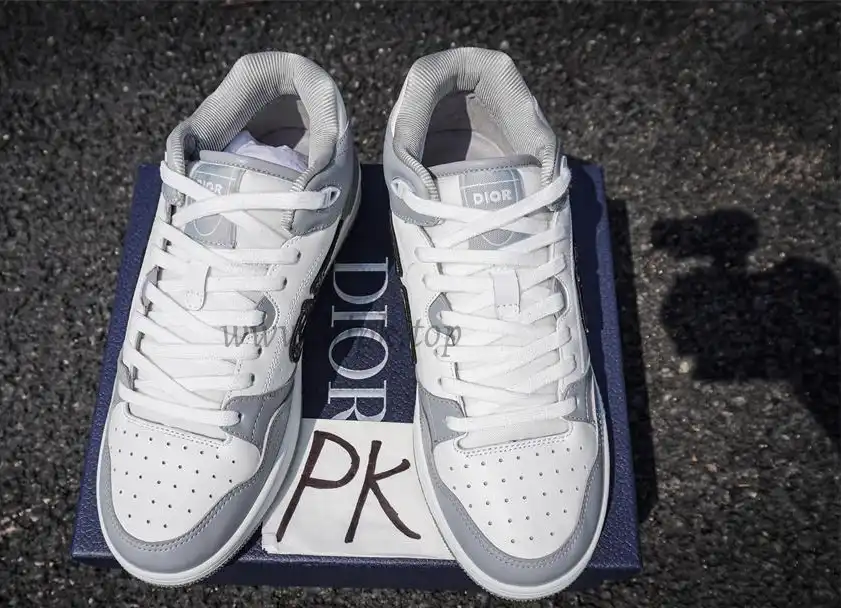 PK GOD Dior B57 MID-TOP SNEAKER White and Grey RETAIL MATERIALS READY TO SHIP