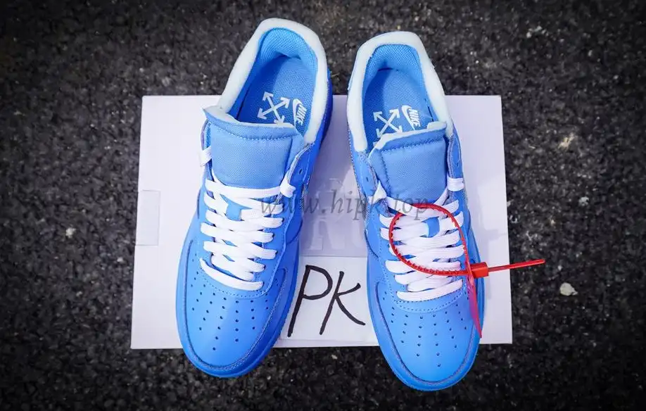 PK 5.0 Nike Air Force 1 Low Off-White MCA University Blue RETAIL MATERIALS READY TO SHIP