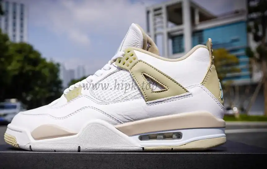 PK God Jordan 4 Retro Sand retail materials ready to ship