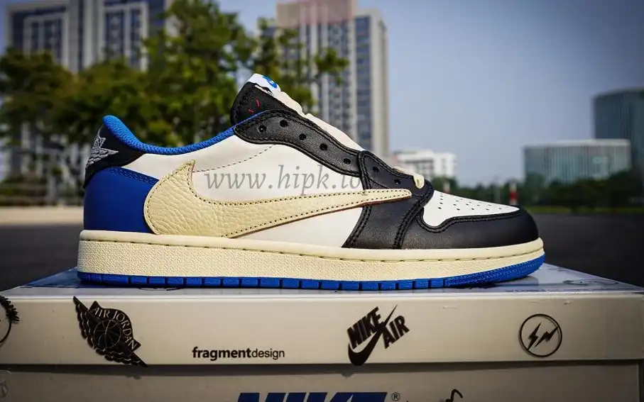 PK 4.0 TRAVIS SCOTT X FRAGEMENT X AIR JORDAN 1 LOW OG RETAIL MATERIALS READY TO SHIP