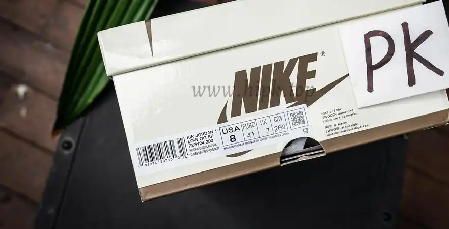 PK 4.0 Jordan 1 Retro Low Golf Travis Scott Neutral Olive RETAIL MATERIALS READY TO SHIP