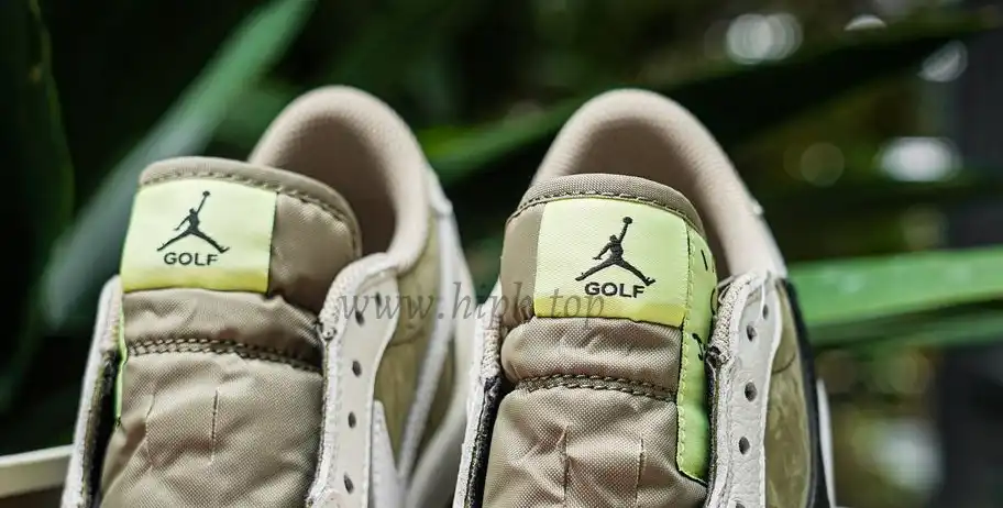 PK 4.0 Jordan 1 Retro Low Golf Travis Scott Neutral Olive RETAIL MATERIALS READY TO SHIP