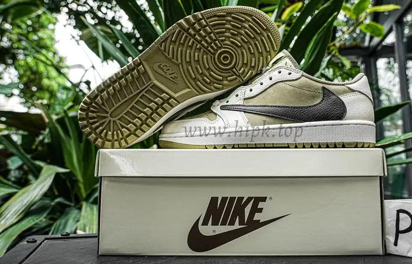 PK 4.0 Jordan 1 Retro Low Golf Travis Scott Neutral Olive RETAIL MATERIALS READY TO SHIP