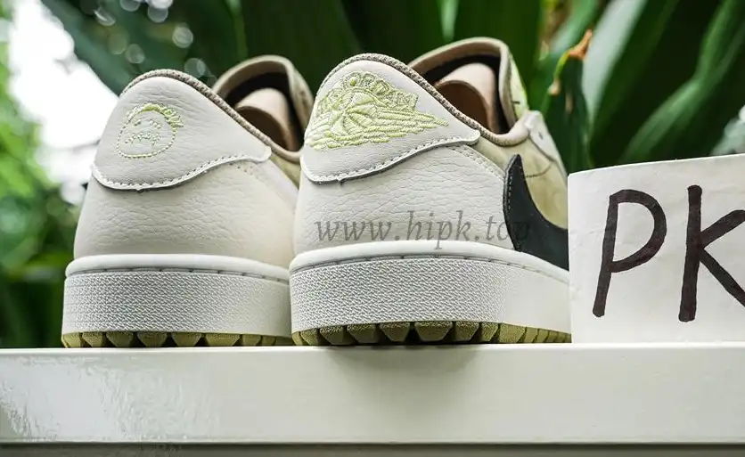 PK 4.0 Jordan 1 Retro Low Golf Travis Scott Neutral Olive RETAIL MATERIALS READY TO SHIP