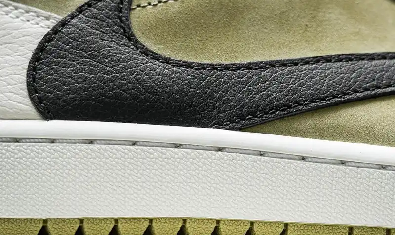 PK 4.0 Jordan 1 Retro Low Golf Travis Scott Neutral Olive RETAIL MATERIALS READY TO SHIP