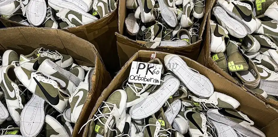 PK 4.0 Jordan 1 Retro Low Golf Travis Scott Neutral Olive RETAIL MATERIALS READY TO SHIP