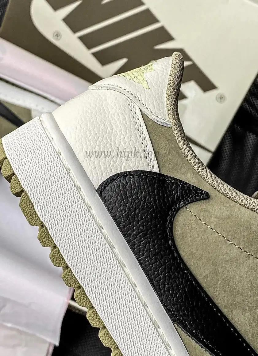 PK 4.0 Jordan 1 Retro Low Golf Travis Scott Neutral Olive RETAIL MATERIALS READY TO SHIP