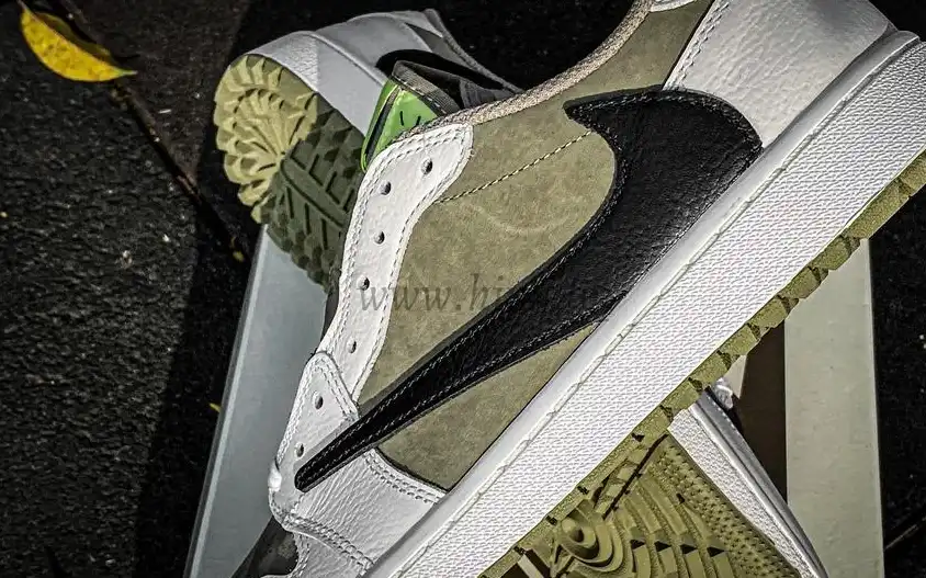 PK 4.0 Jordan 1 Retro Low Golf Travis Scott Neutral Olive RETAIL MATERIALS READY TO SHIP