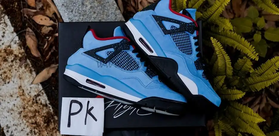 PK5.0 Jordan 4 Retro Travis Scott Cactus Jack RETAIL MATERIALS READY TO SHIP