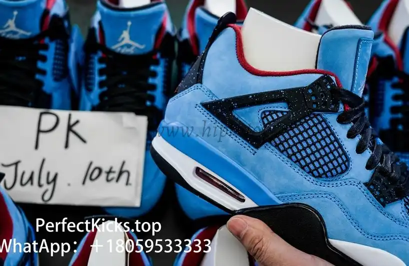 PK5.0 Jordan 4 Retro Travis Scott Cactus Jack RETAIL MATERIALS READY TO SHIP